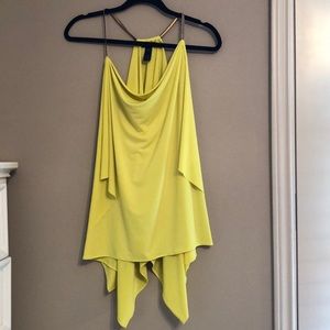 Express Yellow Flowy Top